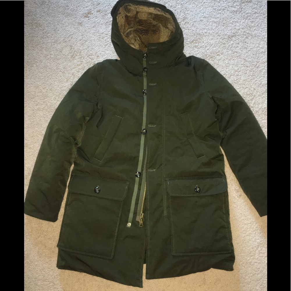 Billy Reid Parka with fur lined hood
